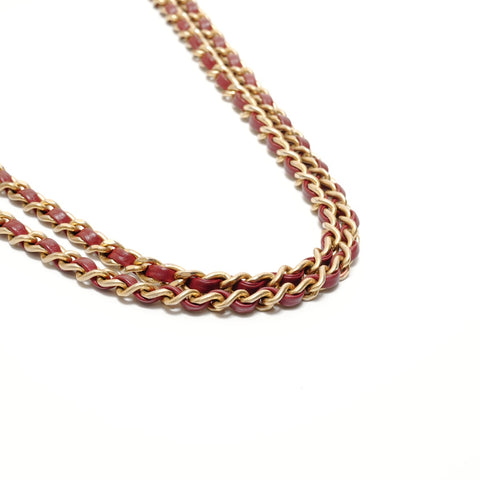 CHANEL 26 series V-stitch chevron Shoulder Bag Red WS27633