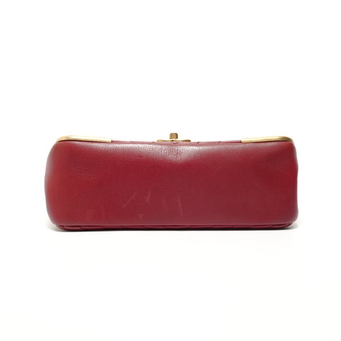 CHANEL 26 series V-stitch chevron Shoulder Bag Red WS27633