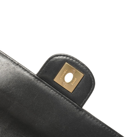 CHANEL No. 7 Chocolate Bar Chain Shoulder Bag black WS27636
