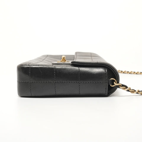 CHANEL No. 7 Chocolate Bar Chain Shoulder Bag black WS27636