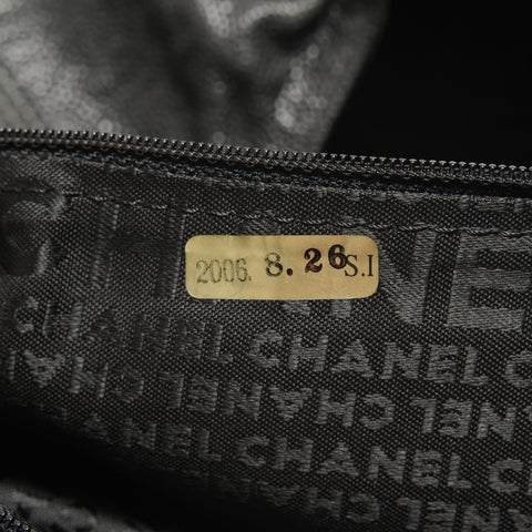 CHANEL 10 series Caviar skin Chain Shoulder Bag black WS27638