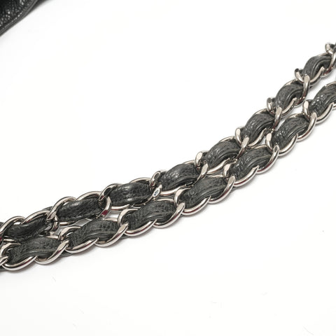 CHANEL 10 series Caviar skin Chain Shoulder Bag black WS27638