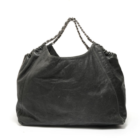 CHANEL 10 series Caviar skin Chain Shoulder Bag black WS27638