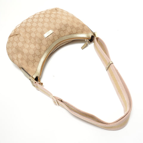 GUCCI GG canvas Shoulder Bag beige WS27641