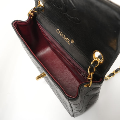 CHANEL Unit 1 Mini Matelass Chain Shoulder Bag black WS27644