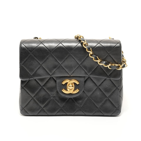 CHANEL Unit 1 Mini Matelass Chain Shoulder Bag black WS27644