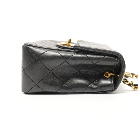 CHANEL Unit 1 Mini Matelass Chain Shoulder Bag black WS27644