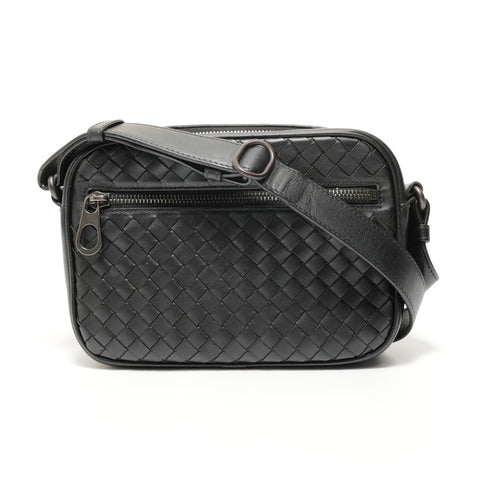 BOTTEGAVENETA INTRECCIATO Shoulder Bag black WS27645