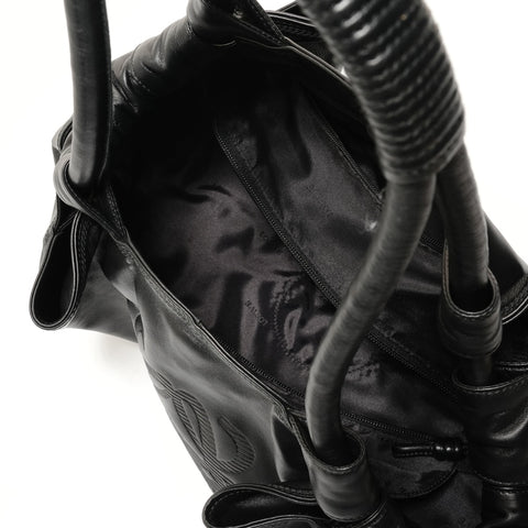 LOEWE Nappa Aire Anagram Leather Handbag black WS27646