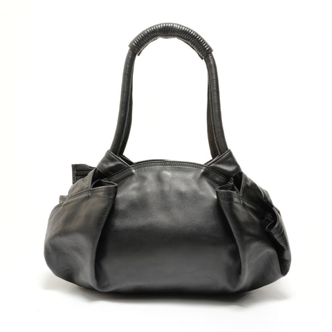 LOEWE Nappa Aire Anagram Leather Handbag black WS27646
