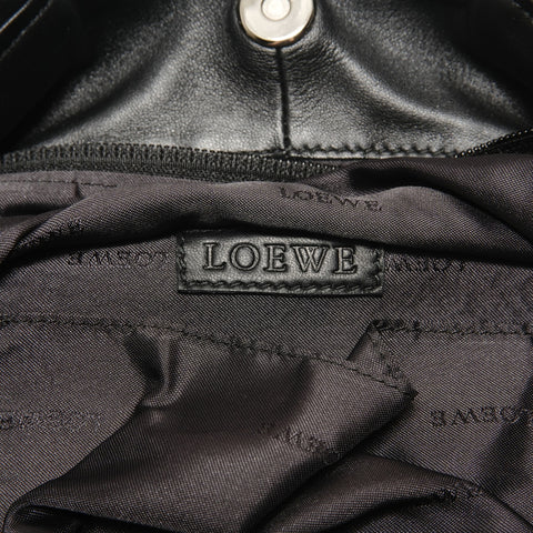 LOEWE Nappa Aire Anagram Leather Handbag black WS27646