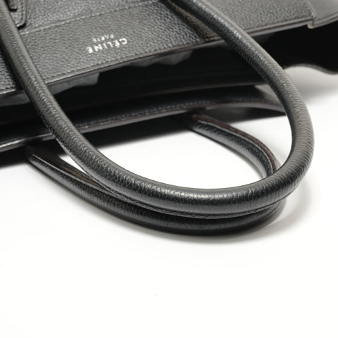 CELINE Luggage Leather Handbag black WS27647