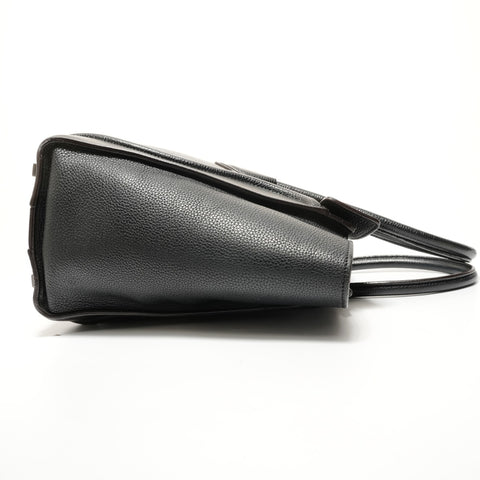 CELINE Luggage Leather Handbag black WS27647