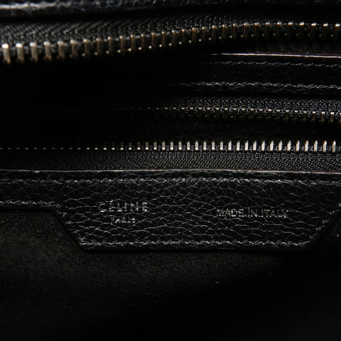 CELINE Luggage Leather Handbag black WS27647