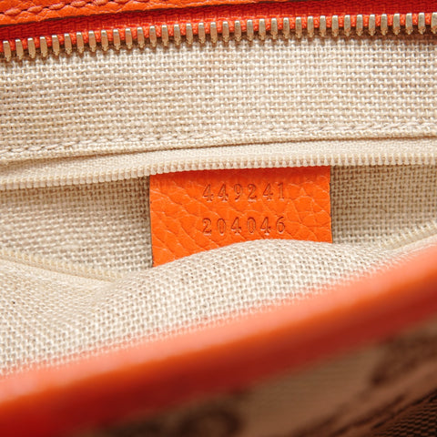 GUCCI GG canvas 2way Handbag beige WS27653