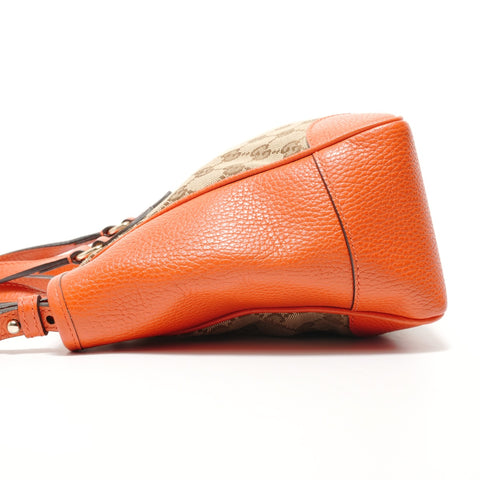 GUCCI GG canvas 2way Handbag beige WS27653