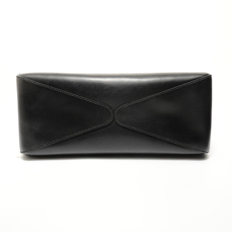 GUCCI Wood handle Shoulder Bag black WS27655