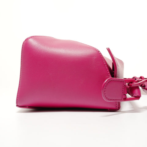 LOEWE Puzzle Edge 2-way Leather Shoulder Bag pink WS27658