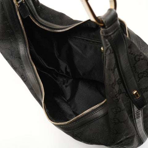 GUCCI GG canvas Shoulder Bag black WS27661