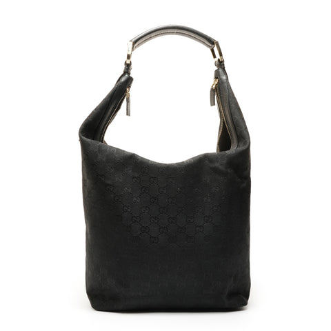 GUCCI GG canvas Shoulder Bag black WS27661