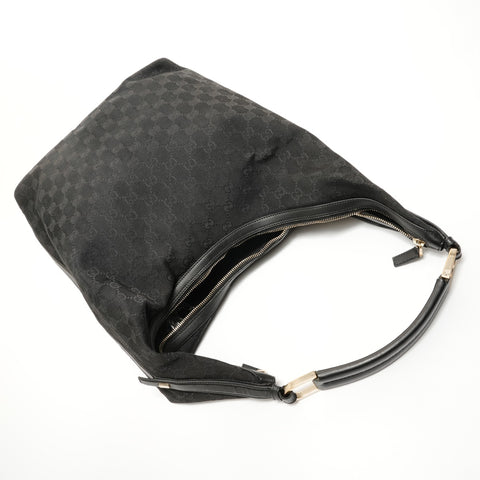 GUCCI GG canvas Shoulder Bag black WS27661