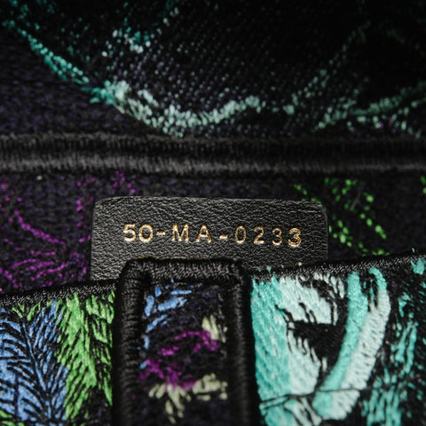 Christian Dior Saddle Jacquard Floral Shoulder Bag multicolor WS27664