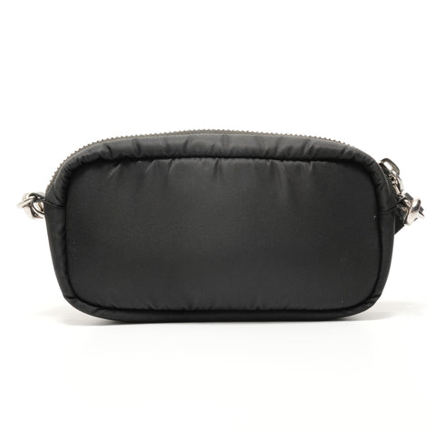 PRADA Nylon Shoulder Bag black WS27665