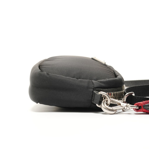 PRADA Nylon Shoulder Bag black WS27665
