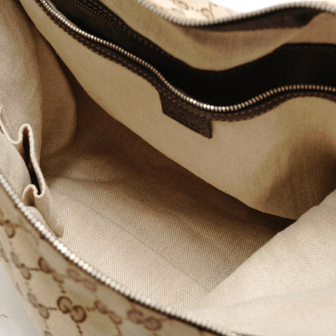 GUCCI GG canvas 2way Tote Bag Brown WS27666