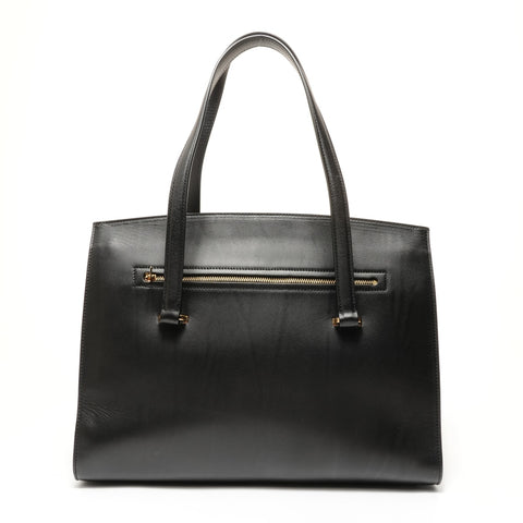 Salvatore Ferragamo Gancini leather Tote Bag black WS27667