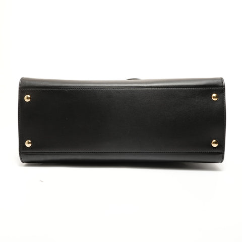 Salvatore Ferragamo Gancini leather Tote Bag black WS27667