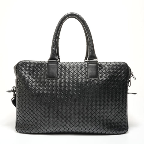 BOTTEGAVENETA INTRECCIATO 2-way Business Bag Handbag black WS27670