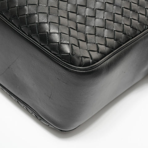 BOTTEGAVENETA INTRECCIATO 2-way Business Bag Handbag black WS27670