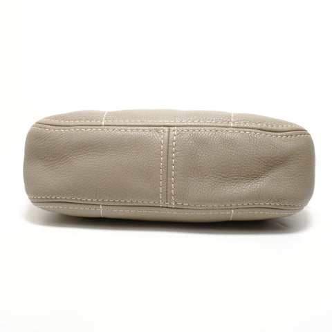 PRADA leather one belt Shoulder Bag gray WS27673