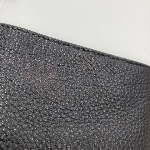 PRADA Leather logo one belt Shoulder Bag black WS27674