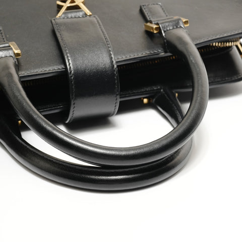 YVES SAINT LAURENT YSL Cabas Cassandra 2-way Handbag black WS27675