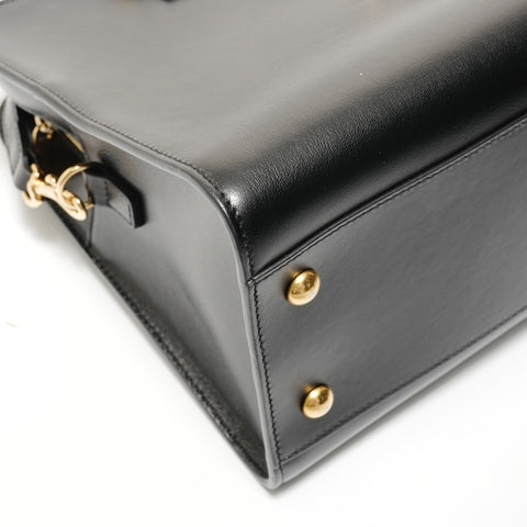 YVES SAINT LAURENT YSL Cabas Cassandra 2-way Handbag black WS27675