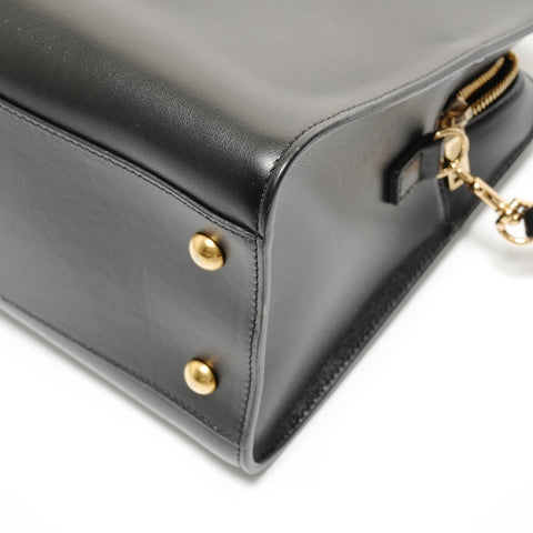 YVES SAINT LAURENT YSL Cabas Cassandra 2-way Handbag black WS27675