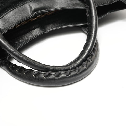 BALENCIAGA City Leather 2way Handbag black WS27678
