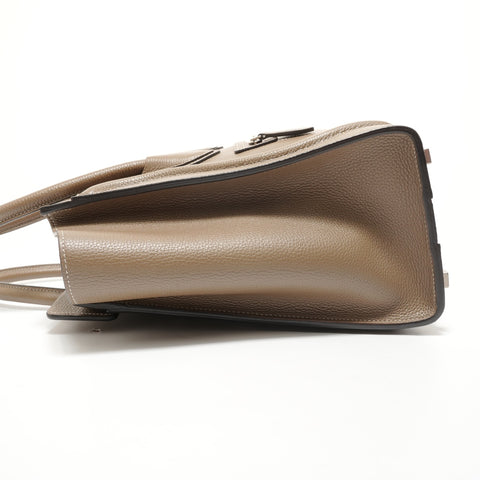 CELINE Luggage Micro Leather Handbag beige WS27681