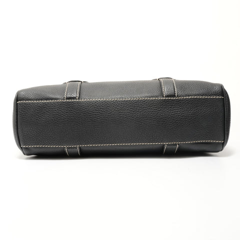 CELINE Leather Triomphe Shoulder Bag black WS27683
