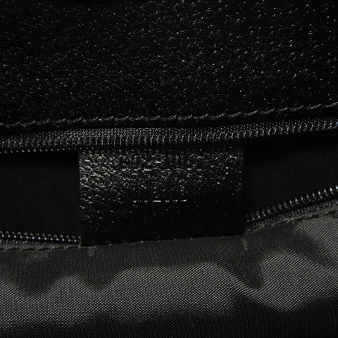 GUCCI Jackie Leather One Belt Shoulder Bag black WS27685