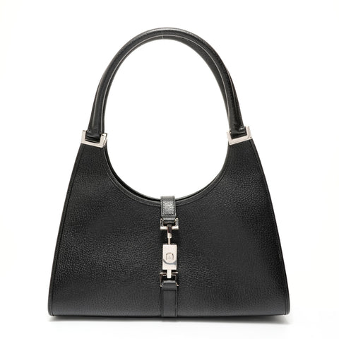 GUCCI Jackie Leather One Belt Shoulder Bag black WS27685