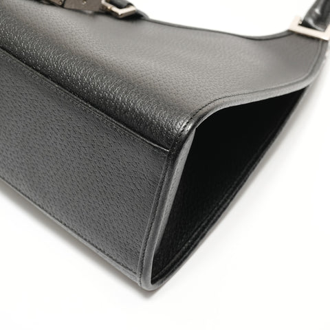GUCCI Jackie Leather One Belt Shoulder Bag black WS27685
