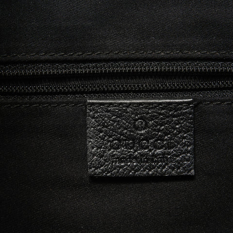 GUCCI GG Canvas One Belt Abby Shoulder Bag black WS27686