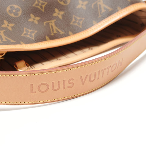 LOUIS VUITTON 2010 Monogram Delightful GM Shoulder Bag Brown WS27688