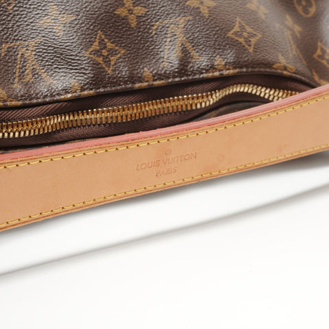 LOUIS VUITTON Sully MM Monogram, manufactured in 2014 Shoulder Bag Brown WS27689