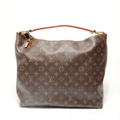 LOUIS VUITTON Sully MM Monogram, manufactured in 2014 Shoulder Bag Brown WS27689