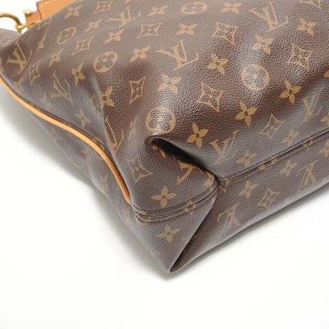 LOUIS VUITTON Sully MM Monogram, manufactured in 2014 Shoulder Bag Brown WS27689