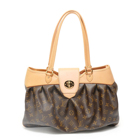 LOUIS VUITTON Monogram Botie MM, manufactured in 2009. Shoulder Bag Brown WS27691